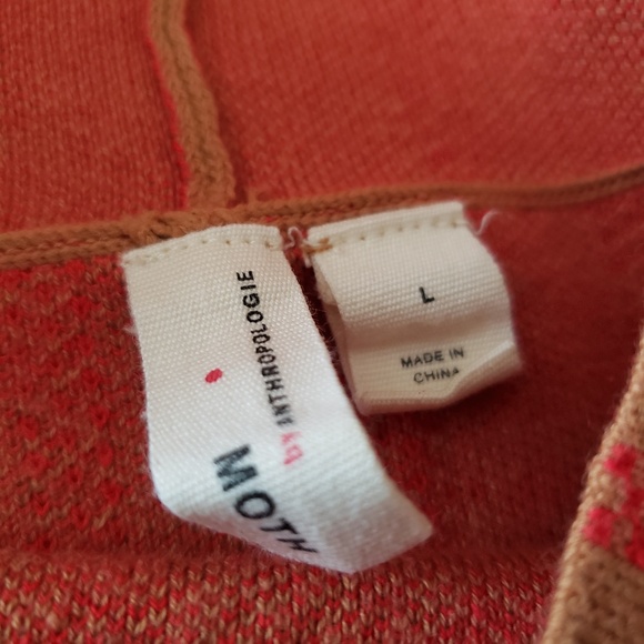 Moth Anthropologie Striped Sweater Size Large! - Picture 8 of 12